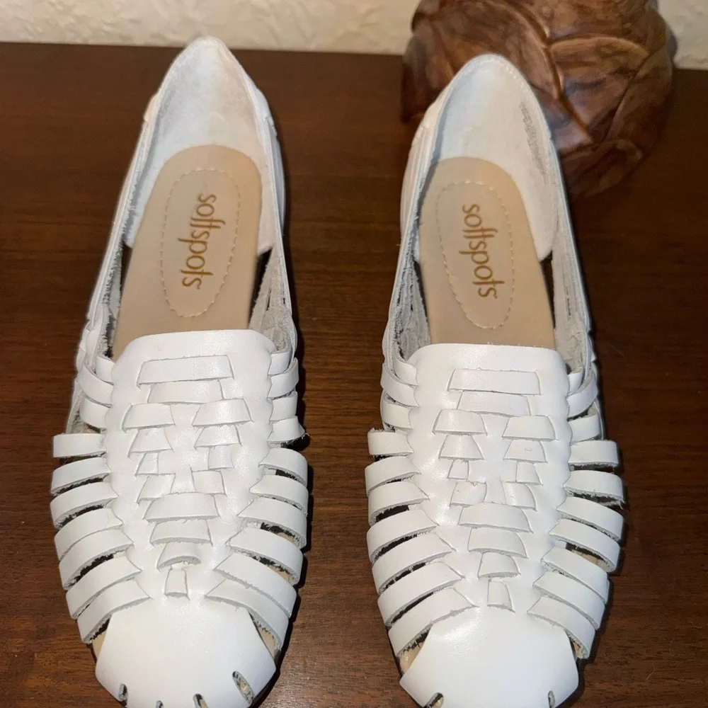 NWOT Vintage Softspots White Huaraches - Size 8.5M - Picture 2 of 6